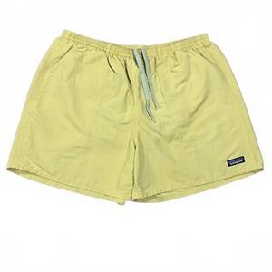 Patagonia Mens Baggies 5" Shorts Yellow Size XL